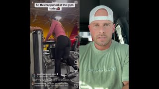 To stage being harassed in the gym just to get clicks and views on social media is disgusting😤 [upl. by Jeralee]