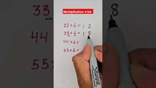 Multiplication trick Math trick maths shortsmathstricks [upl. by Baudelaire]