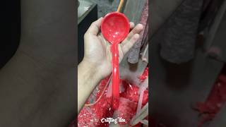 Manufacturing of melamine red spoon viralshort [upl. by Frohne]