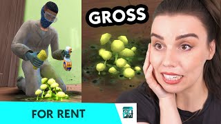 For Rent is disgusting  Lets Play The Sims 4 FOR RENT  Part 2 [upl. by Quirita]