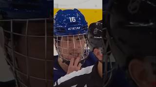 Mitch Marner Takes A Puck To The Face And Returns With A New Accessory 😬 [upl. by Hcnarb]