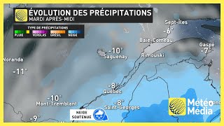 Tempête hivernale  bordée de neige et fortes rafales en vue pour ces secteurs [upl. by Noell]