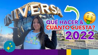 IR a UNIVERSAL STUDIOS Orlando 2022 🤑 Cuánto cuesta Qué hacer en los 2 PARQUES [upl. by Assenaj]