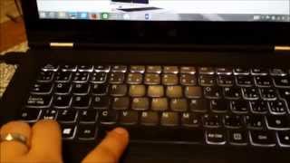 How to turn on backlight keyboard on Lenovo Laptop [upl. by Ayekam]