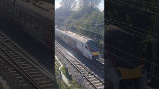 1P40 745006 passes Motts Lane footbridge for Norwich [upl. by Tristram]