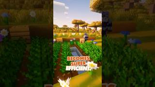 Heres Why You Need Bees for Faster Crop Growth minecrafttips minecraftfarming mcpe [upl. by Roze952]