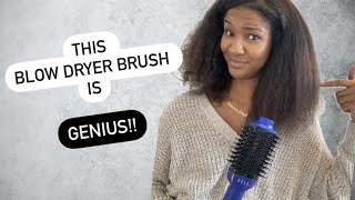 THE BEST Blow Dryer Brush for TYPE 4 Natural Hair [upl. by Itsa]