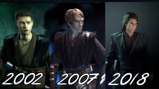 Evolution of Anakin Skywalker in Star Wars Games 1999  2017 [upl. by Negiam]