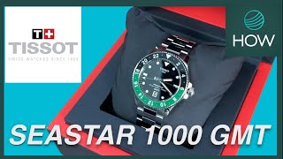 TISSOT SEASTAR 1000 QUARZ GMT SPRITE [upl. by Ateiluj]