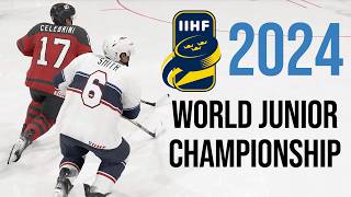 Simulating 2024 World Juniors in NHL 24 [upl. by Maynord]