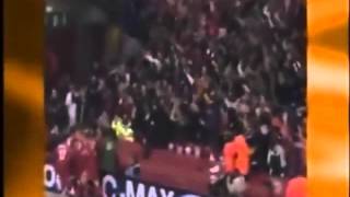 Gerrard Goal vs Olympiakos with goal celebration [upl. by Glendon]