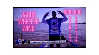 Jacob Wheeler Wins Santee Cooper BPT Stage 2 [upl. by Nnaesor]