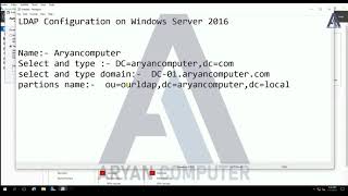 How to Setup Configuration LDAP on Windows Server 2019LDAP Configuration on Windows Server 2019 [upl. by Nevlin918]