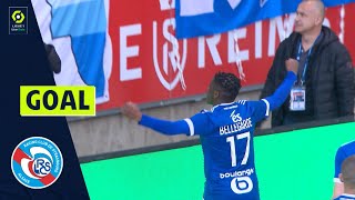 Goal JeanRicner BELLEGARDE 69  RCSA STADE DE REIMS  RC STRASBOURG ALSACE 11 2122 [upl. by Kimon]