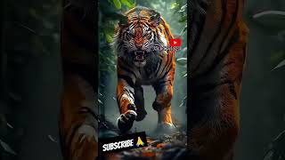 Tiger Roar 🐯🧐pls subscribe and share my channel trendingviral🙏 [upl. by Telrahc]