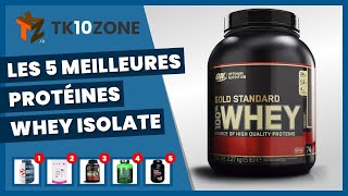 Les 5 meilleures protéines whey isolate pour booster votre energie [upl. by Riem913]