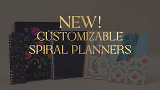 Customizable Spiral Planners [upl. by Nawuj]