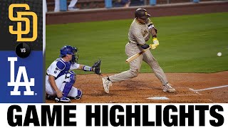 Padres vs Dodgers Game Highlights 42221  MLB Highlights [upl. by Kirima]