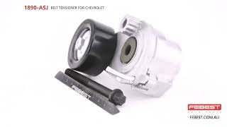 1890ASJ BELT TENSIONER FOR CHEVROLET [upl. by Airamalegna]