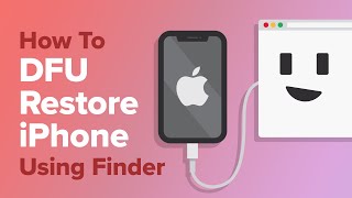 DFU Restore Your iPhone Using Finder macOS Catalina 1015 amp Newer [upl. by Hgielrak]