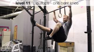 Strict LPullup Progression  Barbell Shrugged Progression Series [upl. by Kciremed962]