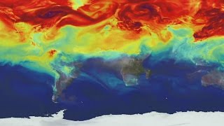 Animação da Nasa mostra rotas do CO2 ao redor do planeta [upl. by Gildea]