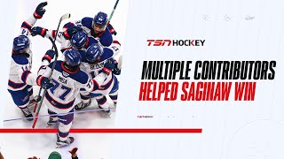 Saginaw got contributions from a lot of players in win over Drummondville [upl. by Ettevram]