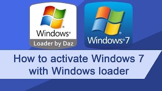 How to activate Windows 7 with Windows loader [upl. by Jezreel]