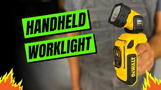 A little rain and dust wont hurt this REVIEW DEWALT LED Work Light [upl. by Acsot]