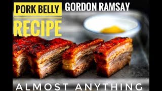 How to Cook Pork Belly Making Chicken stock Recipe By Gordon Ramsay  Almost Anything [upl. by Nyliahs]