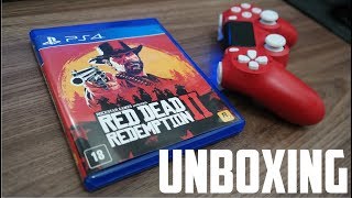 Unboxing Red Dead Redemption 2  PS4 Midia Física [upl. by Alihet]