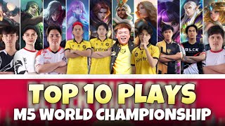 TOP 10 PLAYS FROM M5 WORLD CHAMPIONSHIP… 🔥 [upl. by Alvina]