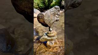 My prized possession 💎 rockbalancing nature art viralvideo trending balance [upl. by Ellen821]