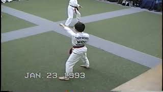 Hendrick Jan 1993 Red belt Testing [upl. by Ahsed]