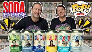 FUNKO Soda FUN Unboxing 6 Sodas from Popcultcha [upl. by Mohandis]