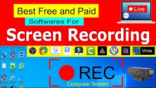 Free and Paid Screen recording software What is the best Screen Recording Software for PC [upl. by Assele]