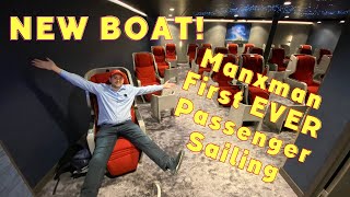 Manxmans First EVER Passenger Sailing Join me on the trip [upl. by Aiyotal]