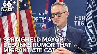 Springfield mayor reacts to social media rumors about what migrants are doing in the city [upl. by Abert]