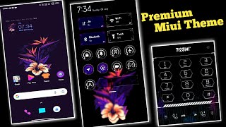 BEST MIUI 11 OR 12 DARK THEME  MIUI AMAZING DIALOR amp CONTROL CENTRE  New Xiaomi dark mode theme [upl. by Ahsurej]