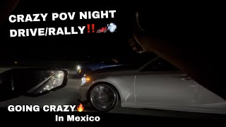 CRAZY NIGHT POV DRIVE  RALLY‼️ M340i HELLCAT Q50 SUPRA AND MORE🔥🏎️💨 [upl. by Weiler]