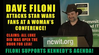 Filoni Mocks Star Wars Fans  Supports Kennedy Agenda at Women’s Conference [upl. by Alemaj]