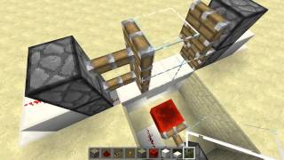 Minecraft Trick  Glas Flutsch Tür [upl. by Nallid]