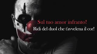 Vesti la giubba  Pagliacci Placido Domingo  Lyrics [upl. by Townshend634]