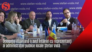 Delegația lituaniană a avut întâlniri cu reprezentanți ai administrației publice locale Ștefan Vodă [upl. by Noyahs87]