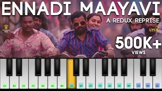 Ennadi Maayavi Nee Song in Piano  Piano  Ennadi Maayavi Song  Dhanush  Sid Sriram  AR Music [upl. by Anetta191]