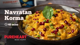 Navratan Korma  Restaurant Style Vegetarian Korma  Korma Recipe  North Indian Recipes  Cookd [upl. by Nhor]