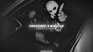 Obsessed x No Love Slowed  Reverb  Shubh x Ap Dhillon  WIZARDO NATION [upl. by Nilek]