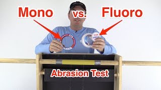 Mono vs Fluoro Abrasion Resistance Test Shocking Results [upl. by Htrowslle]