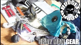 Gray Man EDC Everyday Carry Gear 2017  Practical NOT Tactical  Budget Bugout [upl. by Onez]