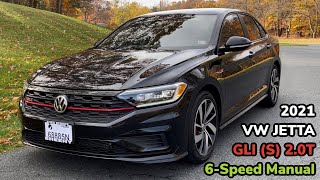 New 2021 VW Jetta GLI S 20T 6MT  Manual Test Drive [upl. by Airdnas]